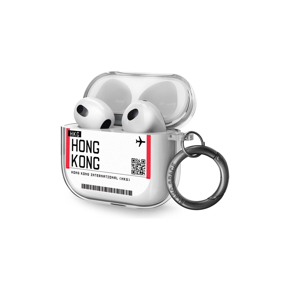 Hong Kong Boarding Pass AirPods Case (3rd Generation)