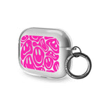 Pink Acid Faces AirPods Pro Case