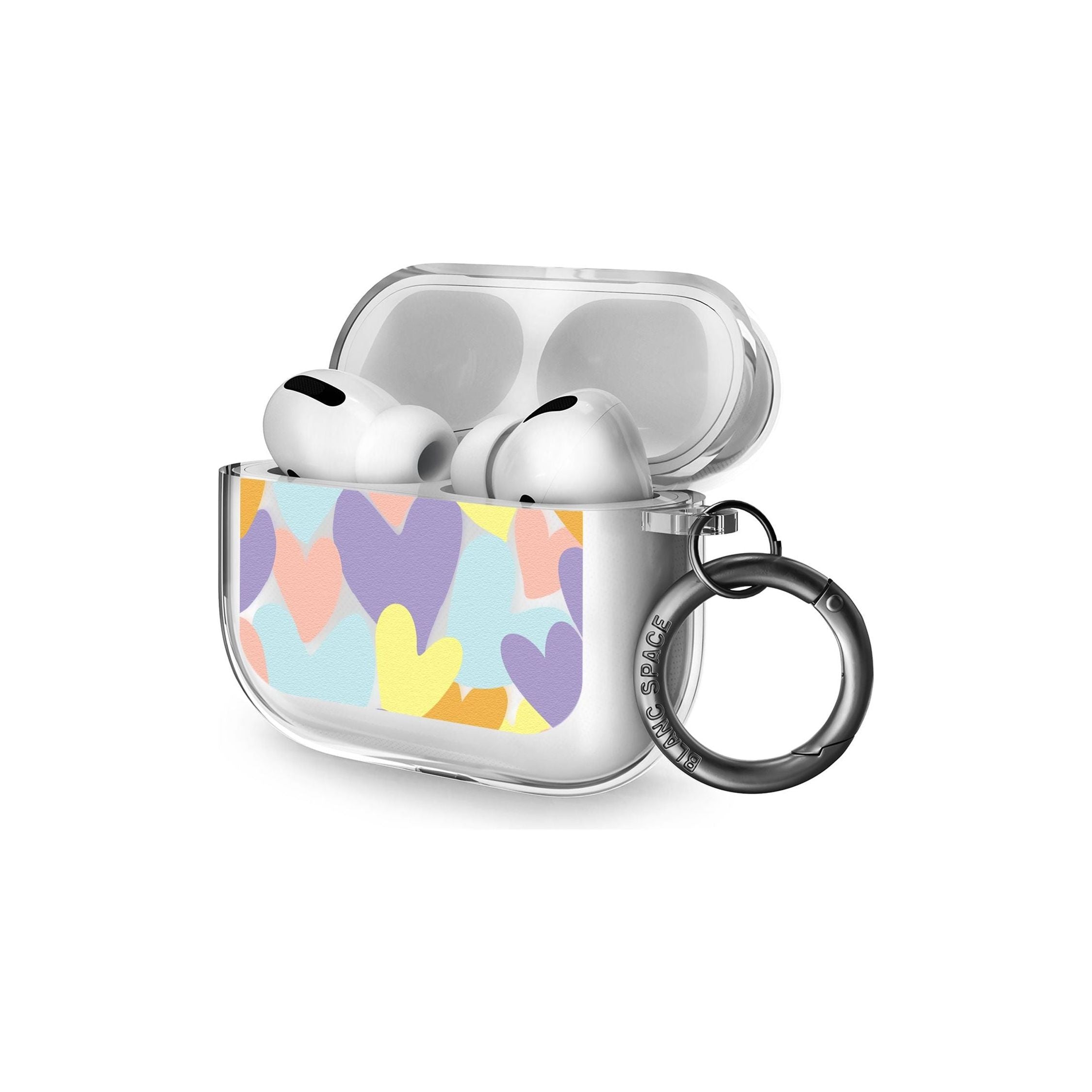 Pastel Hearts AirPods Case - Blanc Space