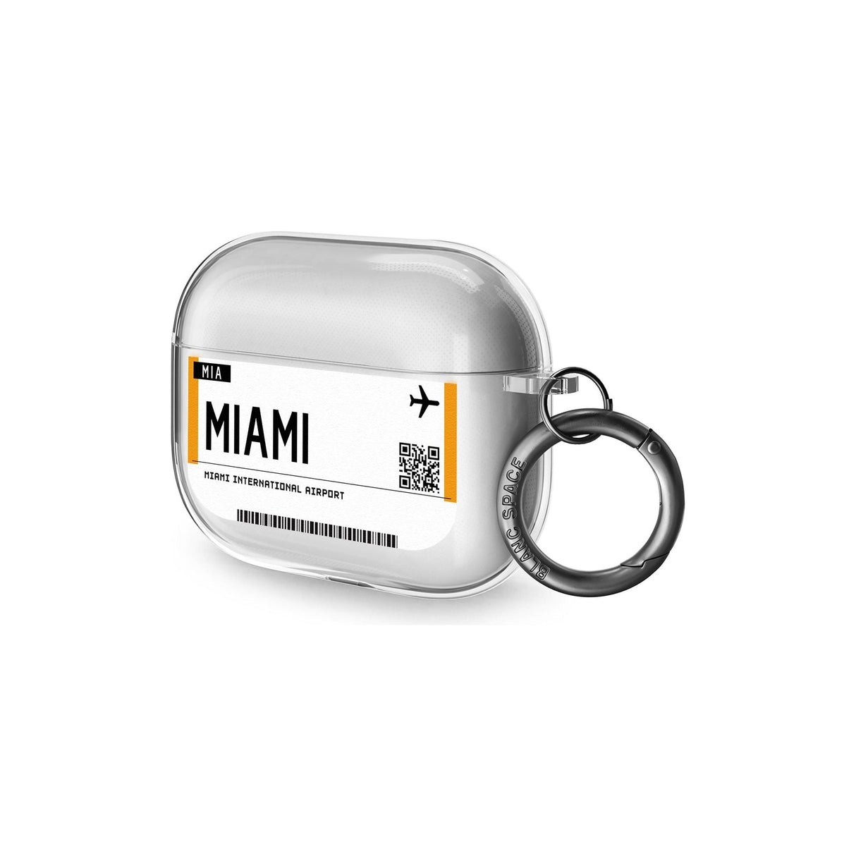 Miami Boarding Pass Airpods Pro Case