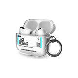 Las Vegas Boarding Pass Airpods Pro Case