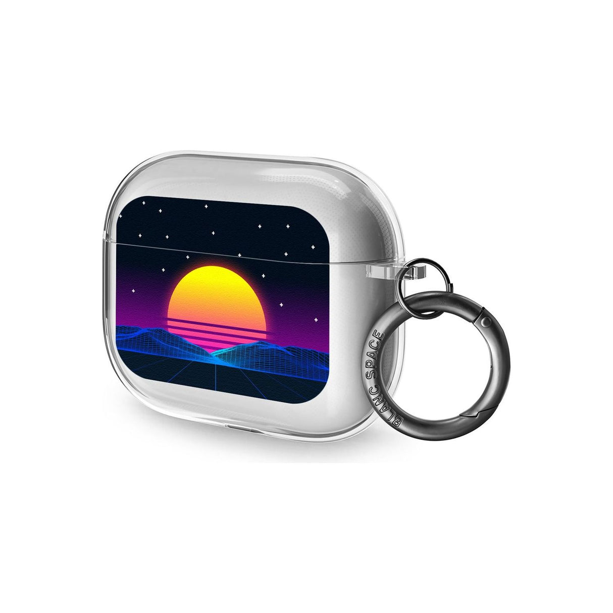 Retro Sunset Vaporwave Airpod Pro Case