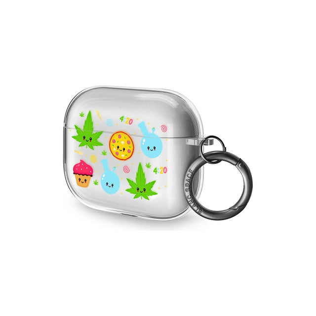 Kawaii Weed Pattern AirPods Pro Case