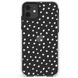 Messy White Dot Pattern Slim TPU Phone Case for iPhone 11