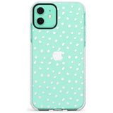 Messy White Dot Pattern Slim TPU Phone Case for iPhone 11