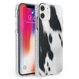 Designer Fashion Cowhide Phone Case iPhone 11 / Impact Case,iPhone 12 / Impact Case,iPhone 12 Mini / Impact Case Blanc Space