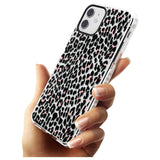 Light Pink Leopard Print - Transparent Impact Phone Case for iPhone 11