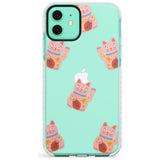 Waving Cat Pattern Impact Phone Case for iPhone 11