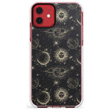 Large Suns, Moons & Clouds Slim TPU Phone Case for iPhone 11