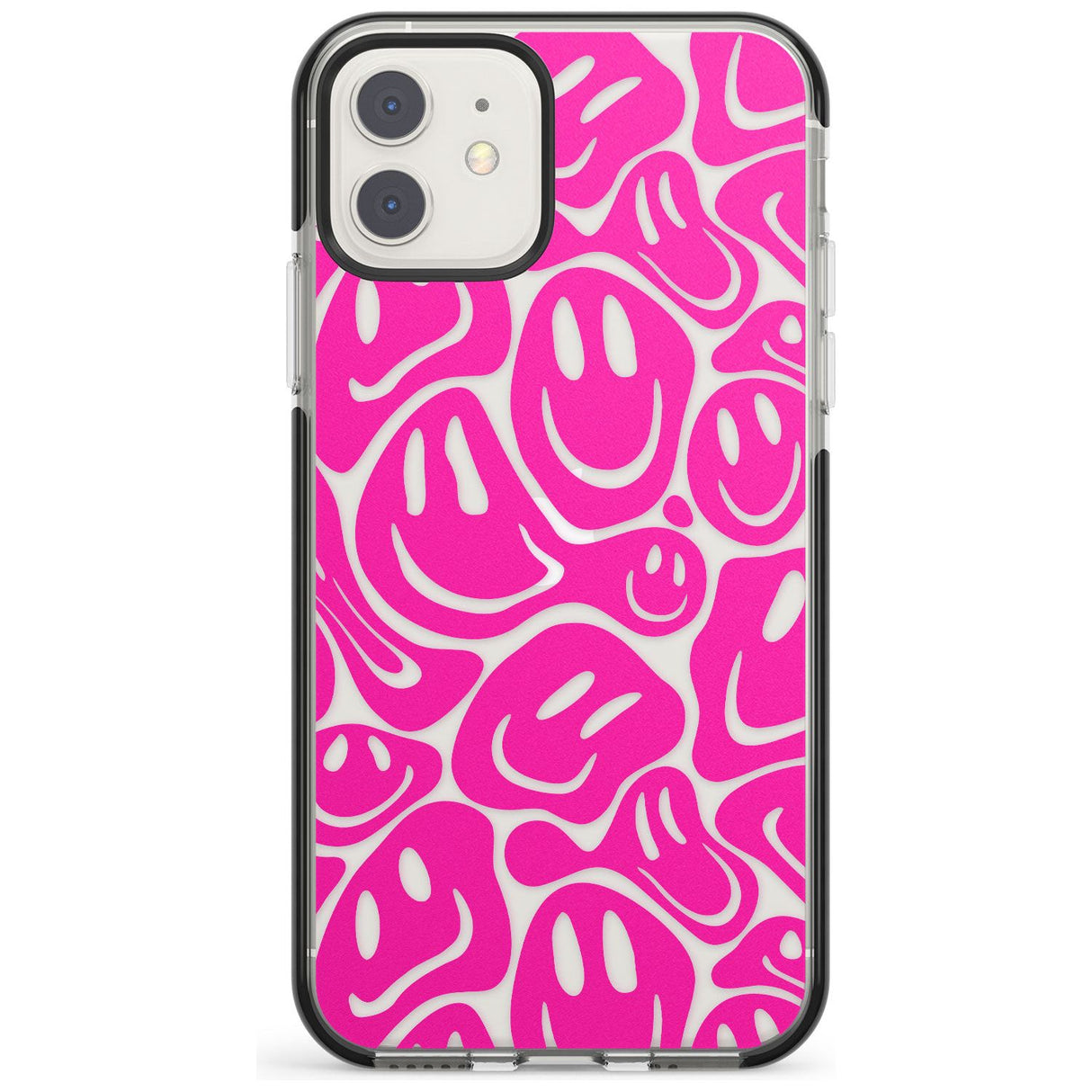 Blue Acid Faces Impact Phone Case for iPhone 11, iphone 12