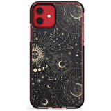 Suns & Zodiac Charts Pink Fade Impact Phone Case for iPhone 11 Pro Max