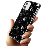 Outer Space Outlines: Clear on Black Pink Fade Impact Phone Case for iPhone 11 Pro Max