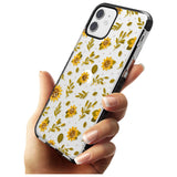 Sweet as Honey Patterns: Sunflowers (Clear) Black Impact Phone Case for iPhone 11