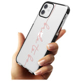 Bride to Be - Transparent Wedding Design Black Impact Phone Case for iPhone 11