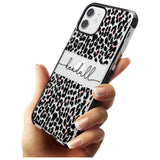 Custom Pink & Cursive Leopard Spots iPhone Case   Custom Phone Case - Case Warehouse