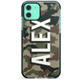 Classic Green Camo Pink Fade Impact Phone Case for iPhone 11 Pro Max