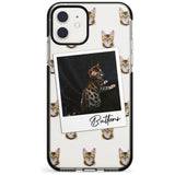 Personalised Bengal Cat Photo Black Impact Phone Case for iPhone 11 Pro Max