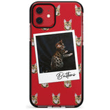 Personalised Bengal Cat Photo Black Impact Phone Case for iPhone 11 Pro Max