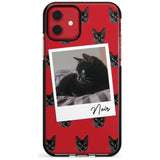 Personalised Bombay Cat Photo Black Impact Phone Case for iPhone 11 Pro Max