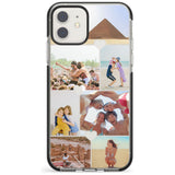 Personalised Heart Photo Grid Impact Phone Case for iPhone 11, iphone 12