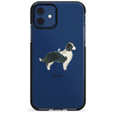 Border Collie Pink Fade Impact Phone Case for iPhone 11 Pro Max