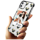 Pug - Custom Dog Photo Pink Fade Impact Phone Case for iPhone 11 Pro Max