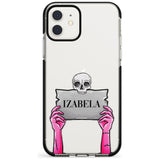 Personalised Grave Plaque Black Impact Phone Case for iPhone 11 Pro Max