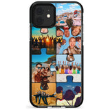 Personalised Jigsaw Photo Grid Black Impact Phone Case for iPhone 11 Pro Max