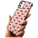 Safari Tiger Pattern on Pink iPhone Case   Custom Phone Case - Case Warehouse