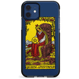 Queen of Pentacles Tarot Card - Colour Pink Fade Impact Phone Case for iPhone 11 Pro Max