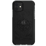 Wheel of Fortune Tarot Card - Transparent Pink Fade Impact Phone Case for iPhone 11 Pro Max