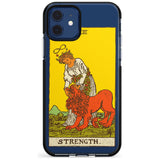 Strength Tarot Card - Colour Pink Fade Impact Phone Case for iPhone 11 Pro Max