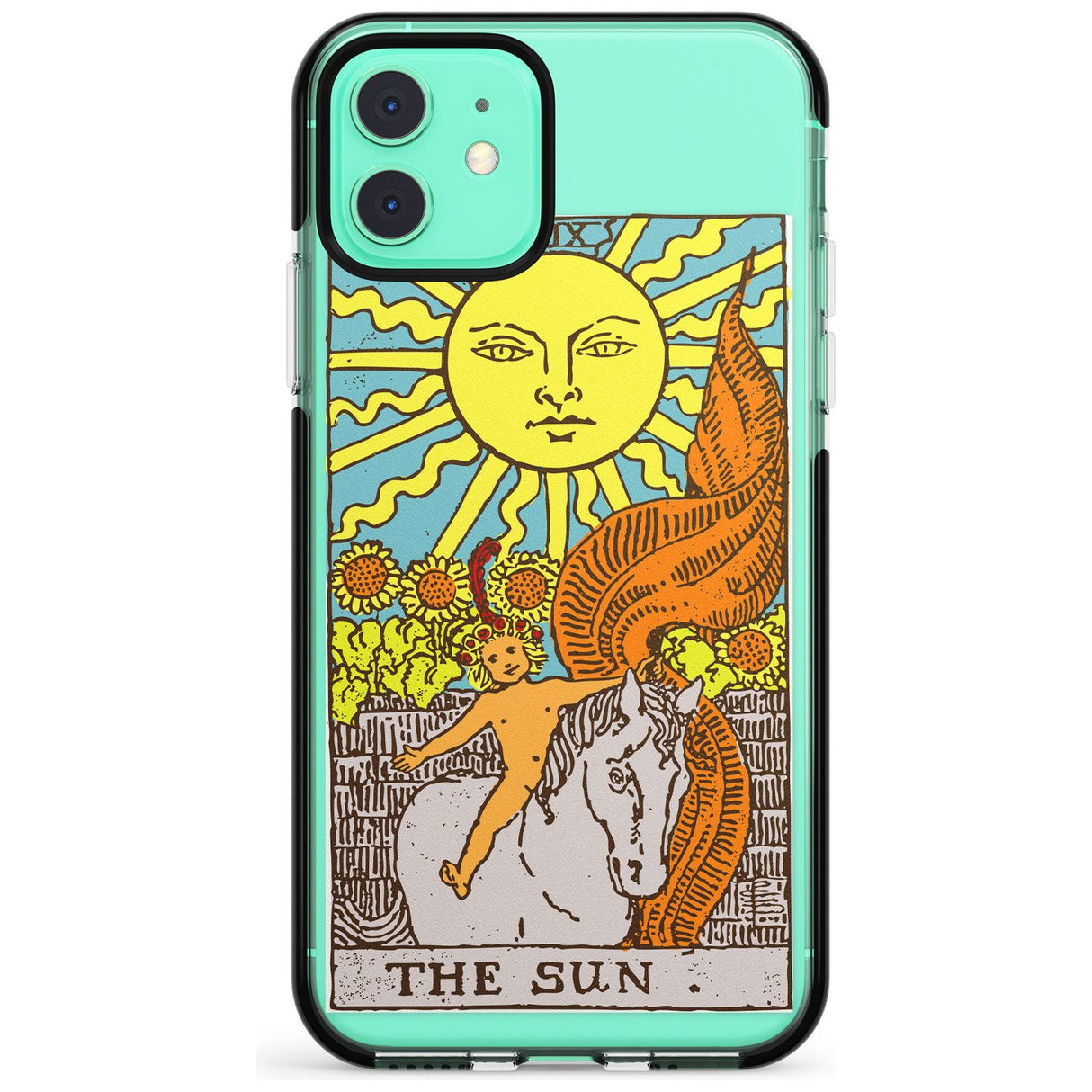 The Sun Tarot Card - Colour Pink Fade Impact Phone Case for iPhone 11 Pro Max