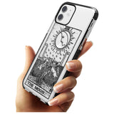 The Moon Tarot Card - Transparent Pink Fade Impact Phone Case for iPhone 11 Pro Max