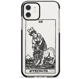 Strength Tarot Card - Transparent Pink Fade Impact Phone Case for iPhone 11 Pro Max