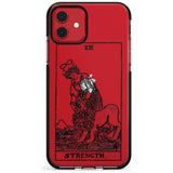 Strength Tarot Card - Transparent Pink Fade Impact Phone Case for iPhone 11 Pro Max