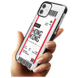 Hong Kong Boarding Pass iPhone Case   Custom Phone Case - Case Warehouse