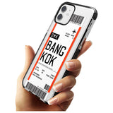 Bangkok Boarding Pass iPhone Case   Custom Phone Case - Case Warehouse