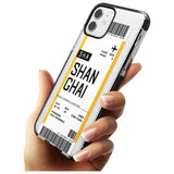 Shangai Boarding Pass iPhone Case   Custom Phone Case - Case Warehouse