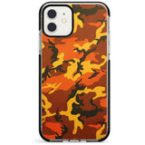 Orange Camo Black Impact Phone Case for iPhone 11 Pro Max