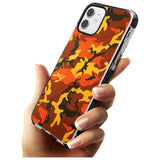 Orange Camo Black Impact Phone Case for iPhone 11 Pro Max