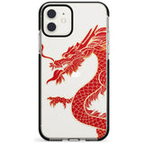 Large Black Dragon Black Impact Phone Case for iPhone 11 Pro Max