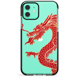 Large Black Dragon Black Impact Phone Case for iPhone 11 Pro Max