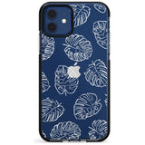 Monstera Leaves Pink Fade Impact Phone Case for iPhone 11 Pro Max