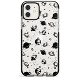 Planets iPhone Case  Black Impact Phone Case - Case Warehouse