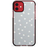 Painted Daises - Blue-Grey Cute Floral Design Pink Fade Impact Phone Case for iPhone 11 Pro Max