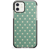 Daisy Pattern - Teal Cute Floral Daisy Design Pink Fade Impact Phone Case for iPhone 11 Pro Max