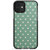 Daisy Pattern - Teal Cute Floral Daisy Design Pink Fade Impact Phone Case for iPhone 11 Pro Max