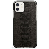 Dark Animal Print Pattern Snake Skin Black Impact Phone Case for iPhone 11