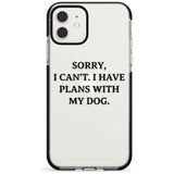 Plans with Dog Black Impact Phone Case for iPhone 11